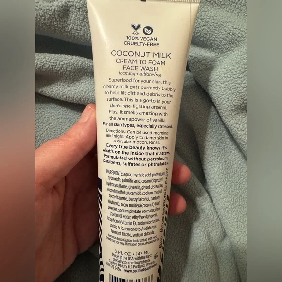Pacifica Coconut Milk Cream to Foam Face Wash - Picture 2 of 2